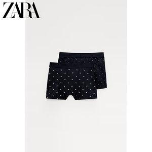 ZARA 夏季新款男装 印花平角内裤 2条组套装 04689418401