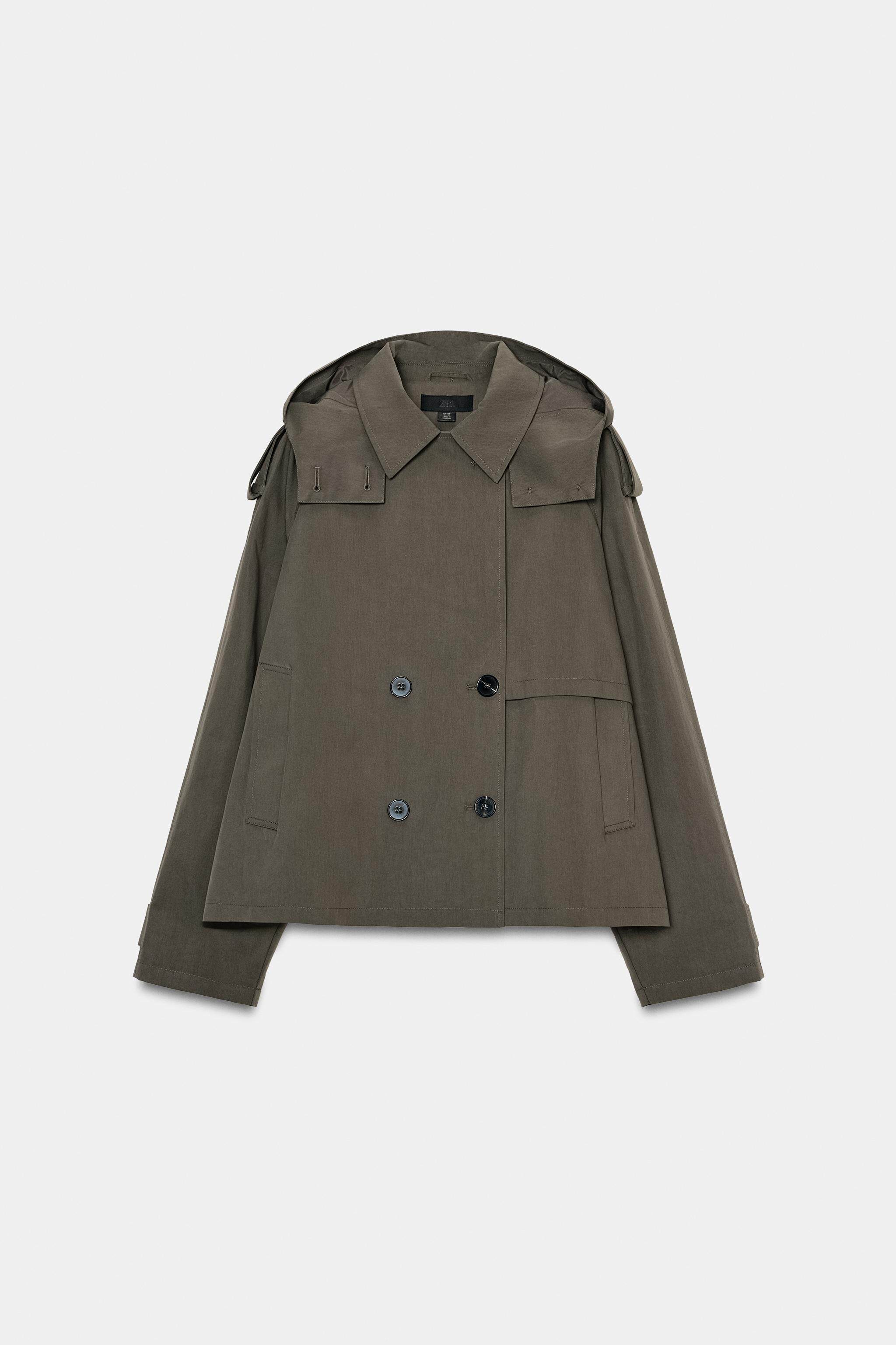 ZARA 2026 новая весна и лето Вкус женщины длинный рукав отворот свободный случайный закрытый короткий ветровка 6318050 962 
