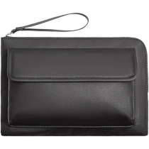 ZARA24 Летняя новая Pint Mens bag Black Flip Accessories Business Classic Casual Hand Glab Bag 37