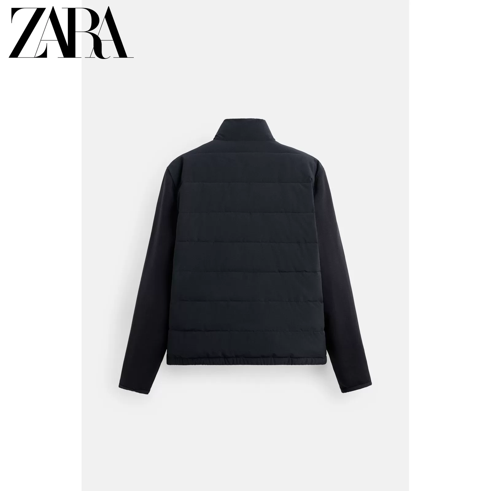 ZARA 2025 Летние новинки Мужская легкая куртка с воротником-стойкой и молнией 8574801 401
