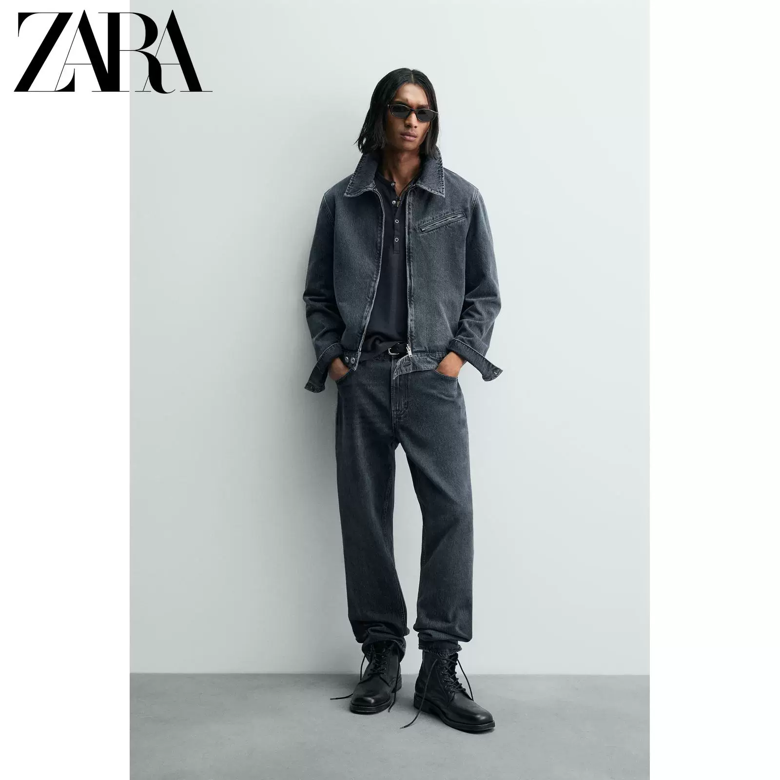 ZARA 2026 весна-лето новые поступления мужские джинсовые куртки LIMITED EDITION 0840467 490