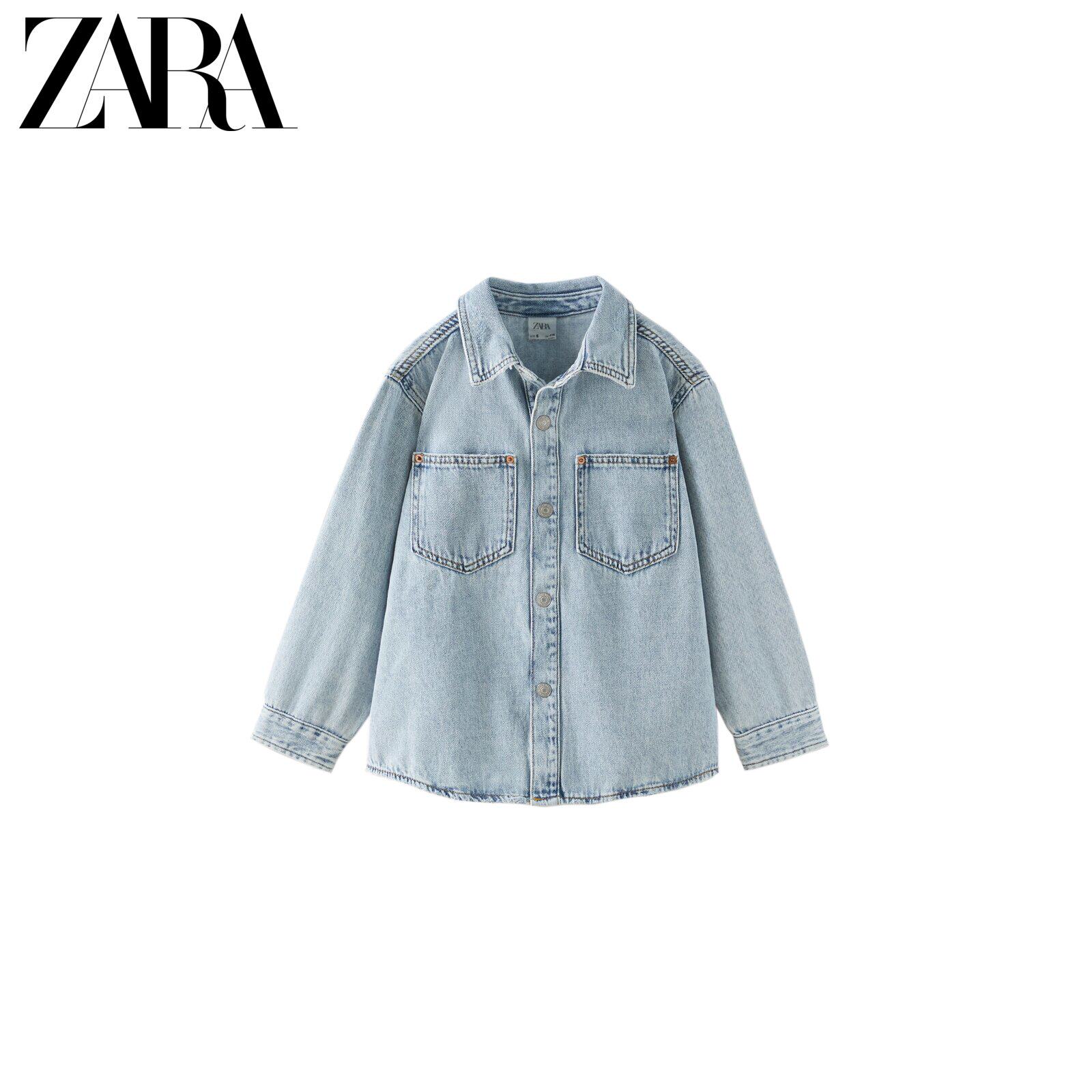 ZARA new boy clothing boy Basic Cowboy Shirt Jacket 4743610406