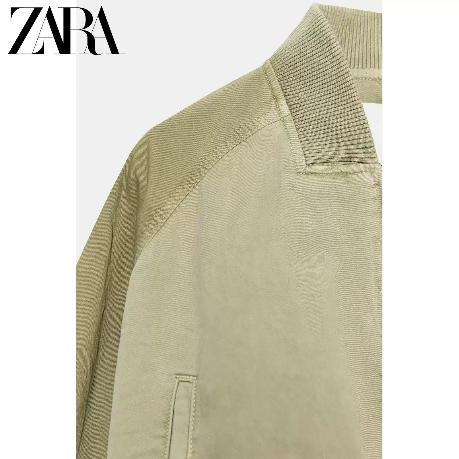 ZARA 2026 весна-лето новый прибытие TRF женская бомбер куртка с эффектом стирки 5252071 506