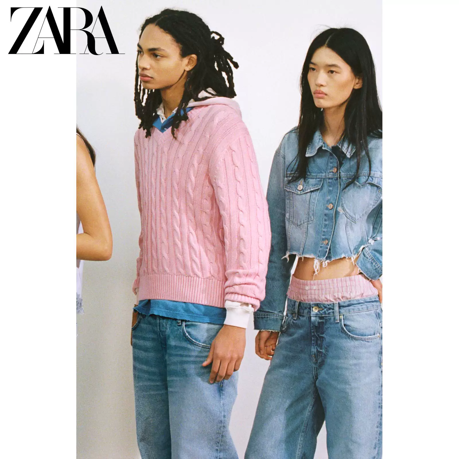 ZARA 26 весна-лето новые поступления TRF женская джинсовая куртка с формой сердца 0695073 400