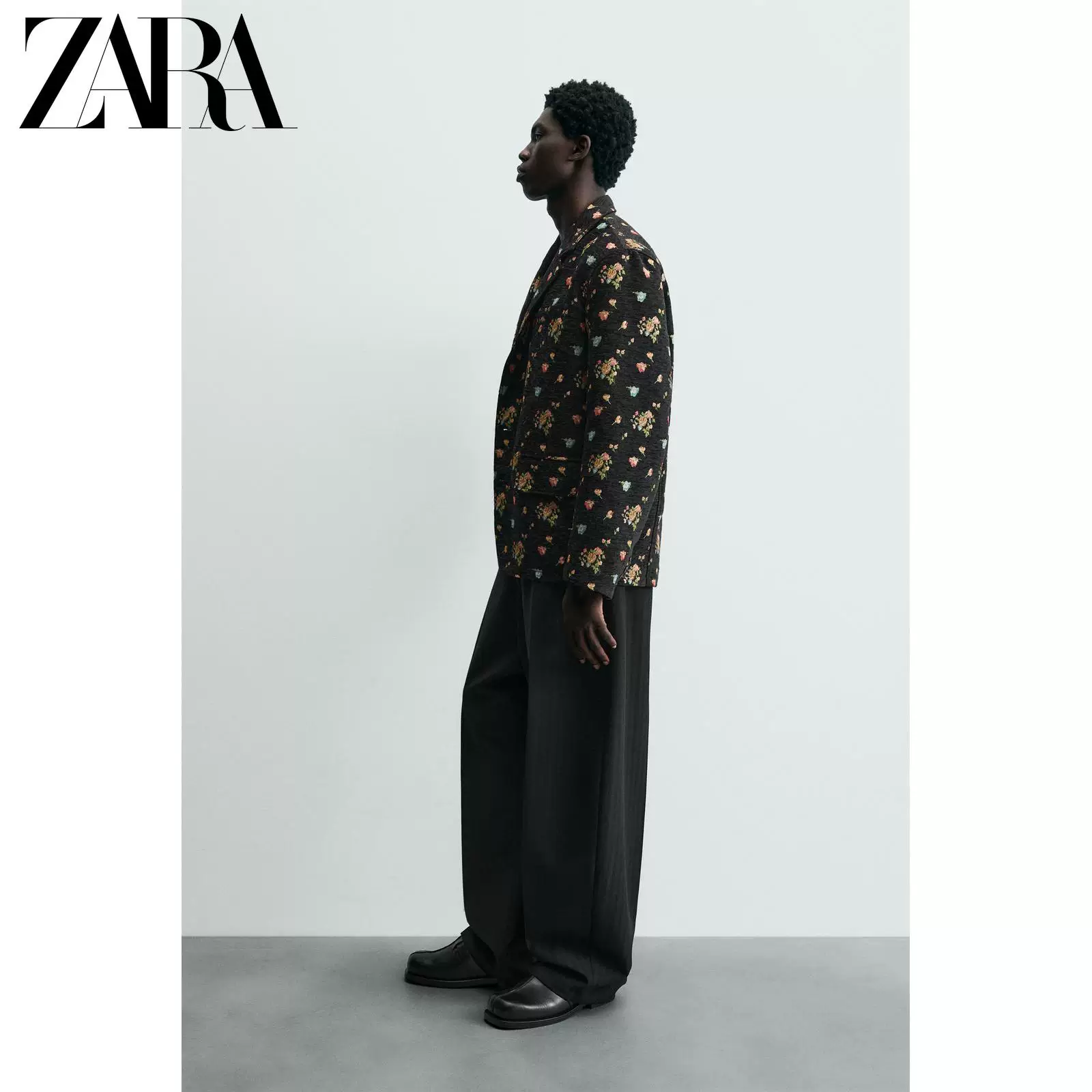 ZARA 2025 зимние новинки мужской жаккардовый костюм лимитированная серия 4088103 074
