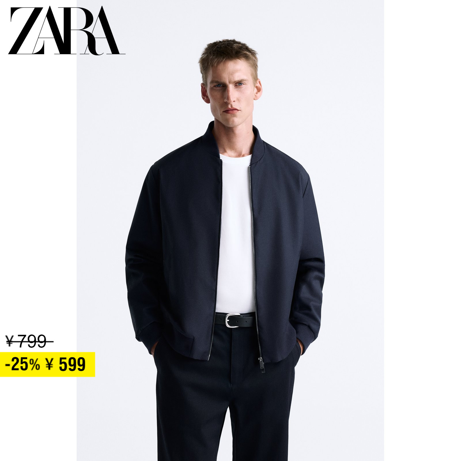 ZARA Discount Season Men's Clothing Wool Pilot Jacket Jacket 8281845401-Taobao