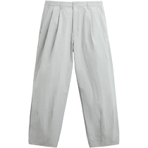 ZARA 2024 autumn new product mens gray fashionable balloon style casual pleated pants 9621872 802