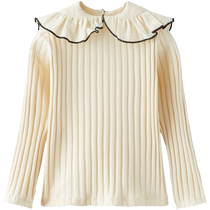 ZARA discount season baby girl and toddler long-sleeved ribbed T-shirt 3335054 712