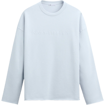 ZARA24 Spring New Product Mens Loose Letter Decorated Round Neck Long Sleeve Casual Sweater 6224440 406