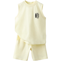 ZARA 24 new summer products childrens clothing boys sleeveless T-shirt and casual shorts set 0039776 306