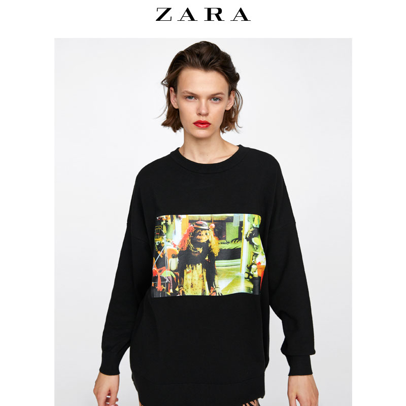 Sweatshirt femme ZARA - Ref 3213937 Image 3