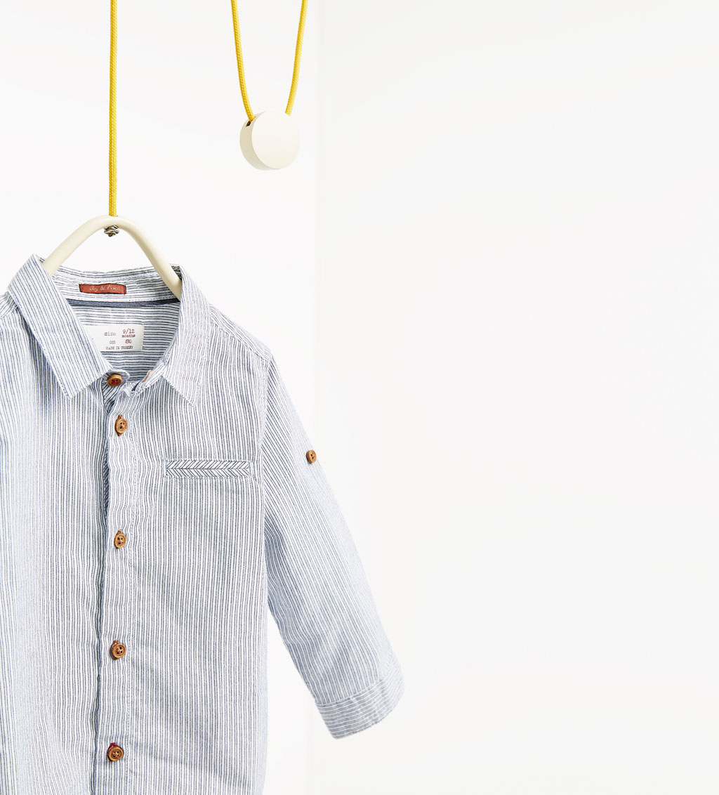 Chemise garcon ZARA à manche longue - Ref 2079456 Image 18