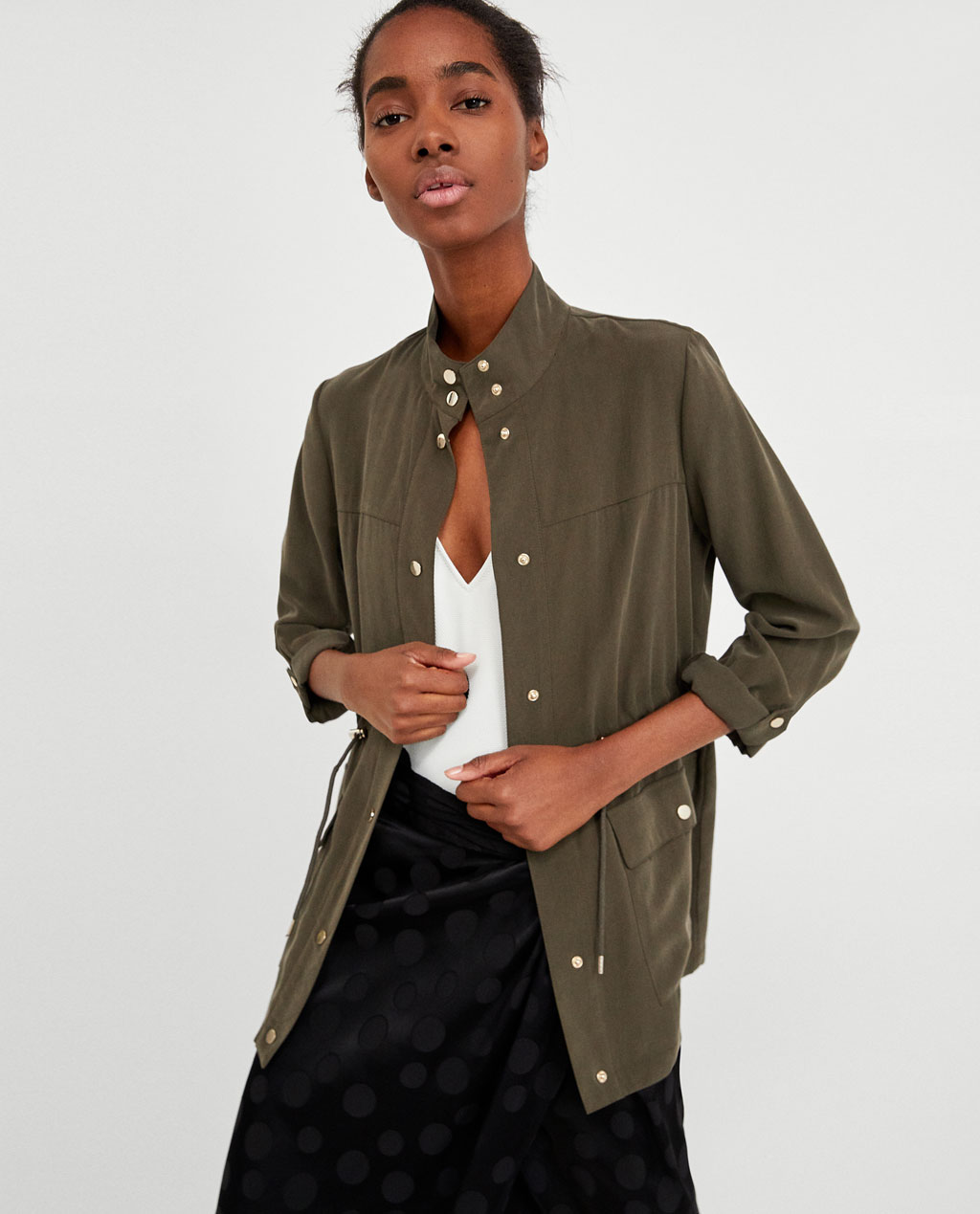 Veste pour femme ZARA en Adhesif - Ref 3221088 Image 15