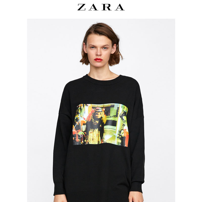 Sweatshirt femme ZARA - Ref 3213937 Image 1