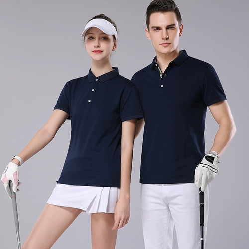 俏嘉 Футболка polo для работы подходит для мужчин и женщин, короткий рукав, делается под заказ, с печатью вашего логотипа