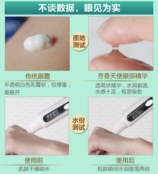 AROMAKEY / Aromatic Angel Eye Care Desalination Fine Line Lightening Dark Circle Eye Serum trị nếp nhăn mắt