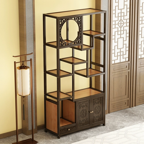 Bogu Frame Net Red Heress Artifact Shelf Partition -это современное минималистское витрины, наклонный кольч