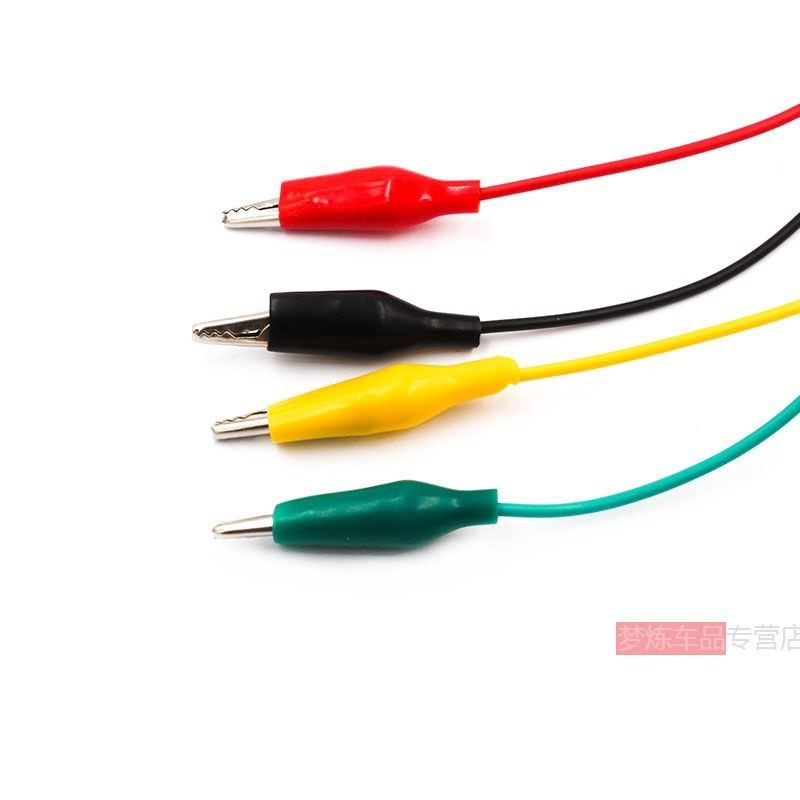 Crocodile Clip Electric Clip Power Cable Clip Repair Test Clip Diy Test Clip With Insulation Sheath Wiring Clip