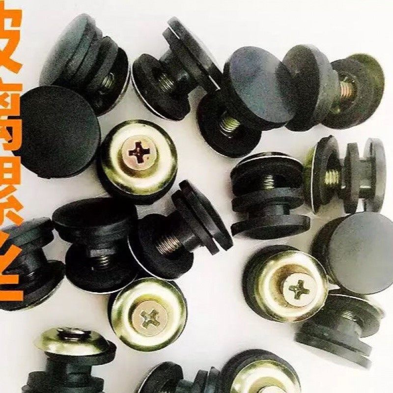 Small loader heaps high machine accessories cab front gear glass rear windshield fixed screw glass buckle