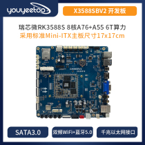 Ruixin micro RK3588S development board eight core RK3588S core board 8K multi - screen with obvious exhibition