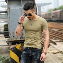 Special Forces Army Green High Bomb Sports Healthy Tight Short Sleeve Men Slim base shirt Ice Silk Half Sleeve Body Shirt Mens T-Shirt