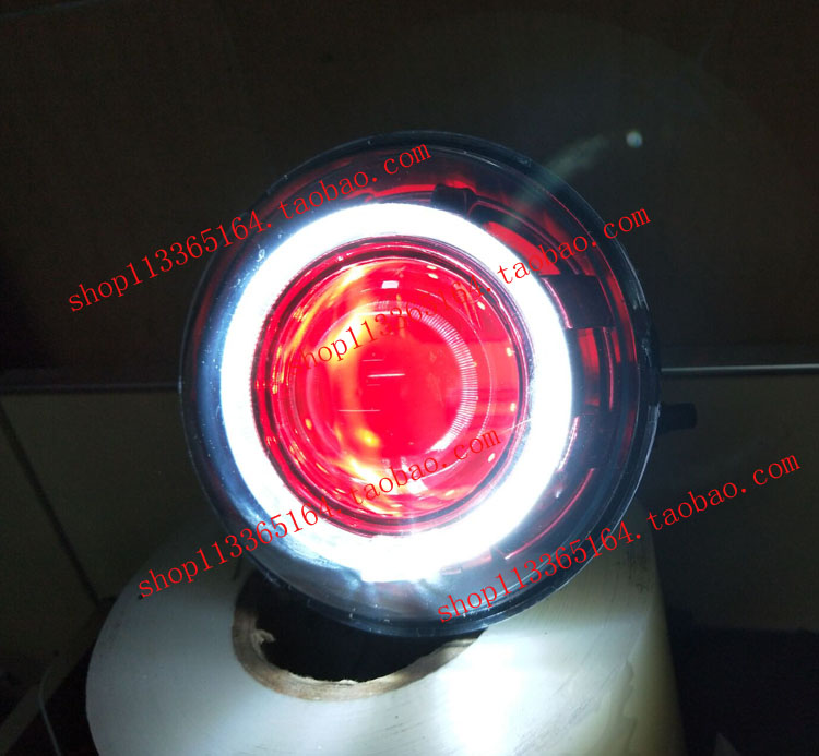 Suitable for small tortoise king locomotive electric car retrofit double light lens xenon lamp Angels demon eye headlight assembly