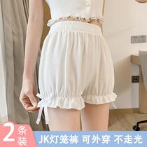 Wearing skirt leggings womens group safety pants skin color short skirt anti-light culottes seamless thin section not slippery in summer