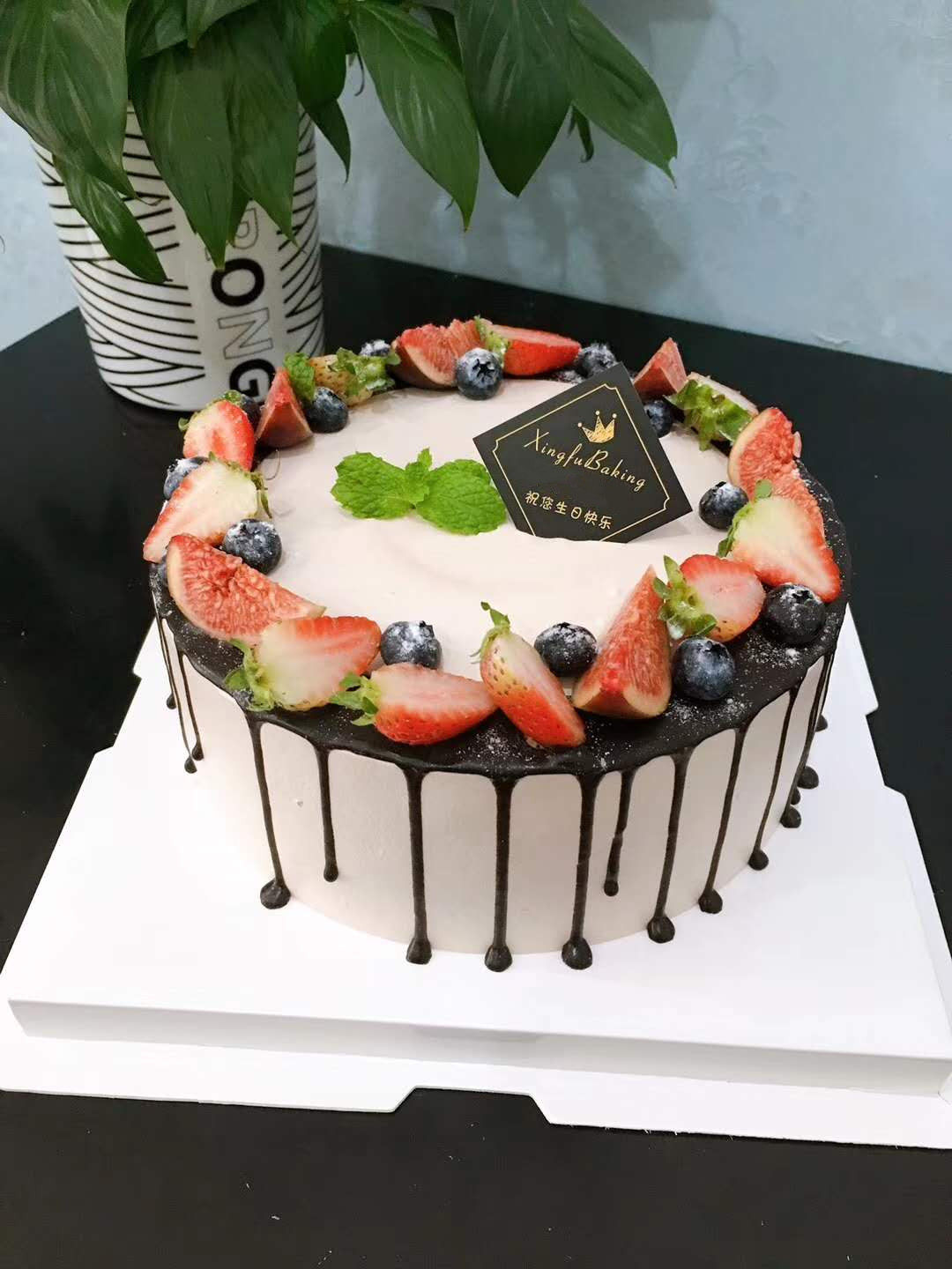 Birthday cake reservation same city express Guangzhou Yangjiang Dongguan Zhongshan Zhuhai Jiangmen Yunfu free door-to-door delivery
