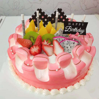Birthday Cake Shop Scheduled Co-City Free Distribution Door to the city Qinnan Qinnan North Lingpu North Express
