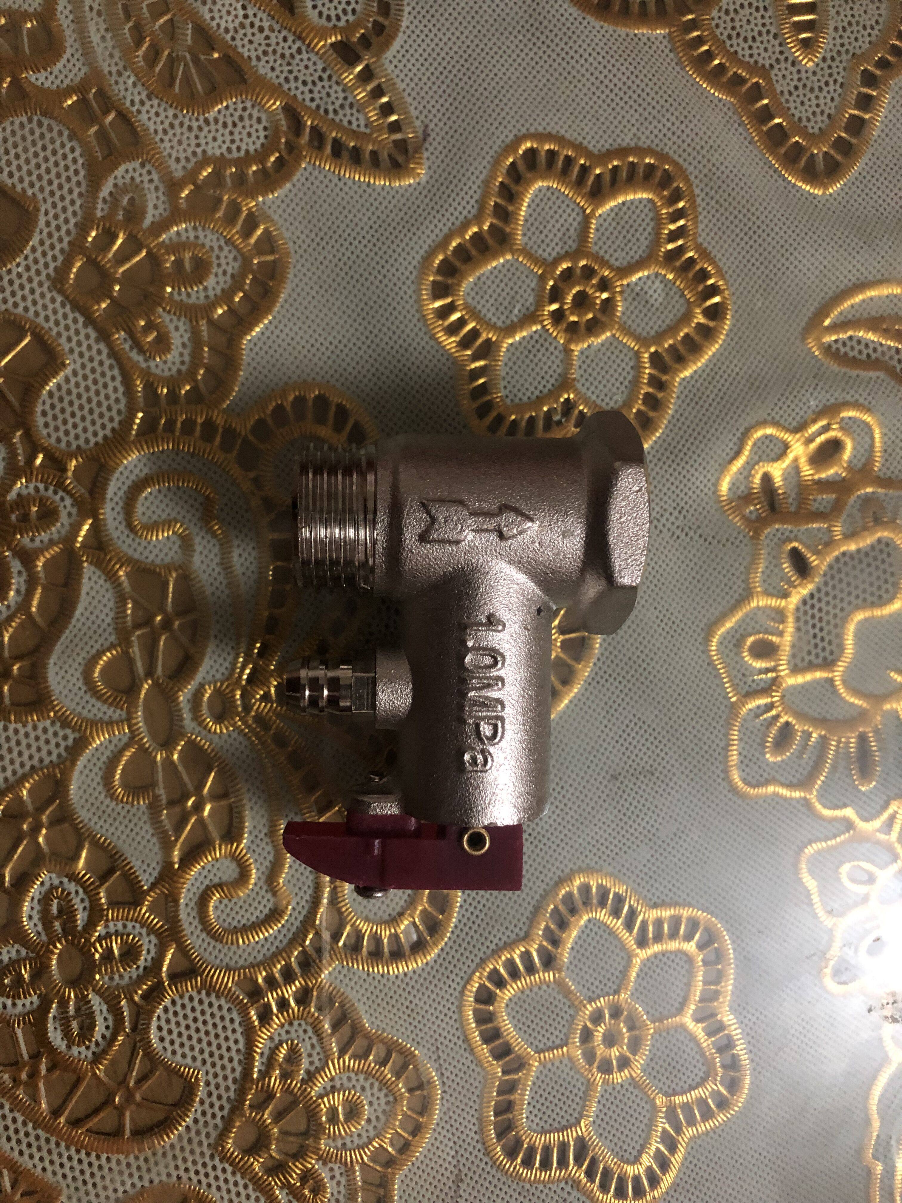 Suitable for all-copper thickened electric water heater safety valve tap water oversize water pressure 1 0 check valve through