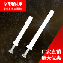 Countersunk head cabinet nail Pull explosion screw Self-tapping expansion screw Wall cabinet bathroom cabinet plastic expansion plug National standard installation screw