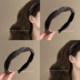 Kirishima Paris ~ Temperament Gray Woolen Twist Headband