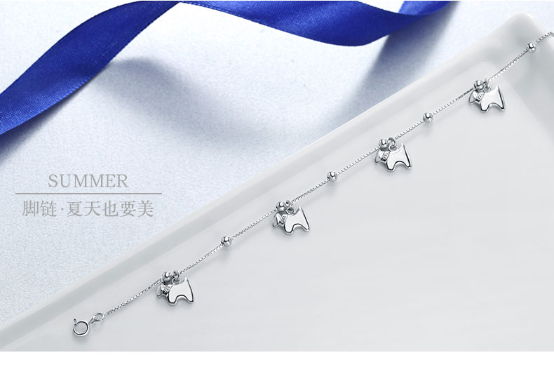 Chaine de cheville Femme SILVERDEWS    en Argenterie - Ref 3105013 Image 8