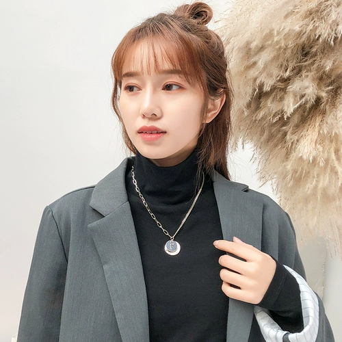 Декор из нержавеющей стали, ожерелье с буквами, мужской аксессуар для влюбленных, свитер, коллекция 2023