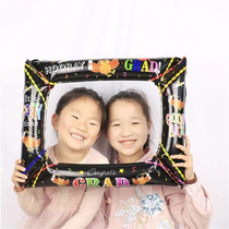 Color Printing Graduation Photo Inflatable Photo Frame Kindergarten Elementary School Classmates Gathering Cute Balloon Photo Frame Photo Frame