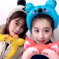 Черный мультяшный ободок