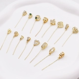 Посеребренная 925 тонкая игольная головка ремня, косое отверстие, кривое отверстие, левое и правое отверстия, длинная пряжка, коровья ноздря, горизонтальное отверстие, маленький кулон, пряжка из семян дыни