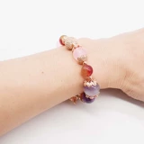 Медная инкрустация камня, цирконий, аксессуары, аксессуар ручной работы, 14 карат, золотой цвет, со снежинками