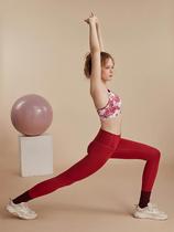 Nude Yoga Wear Suit Womens High-end Outdoor Sports Suit Running Fitness Two-piece Pilates Training Set