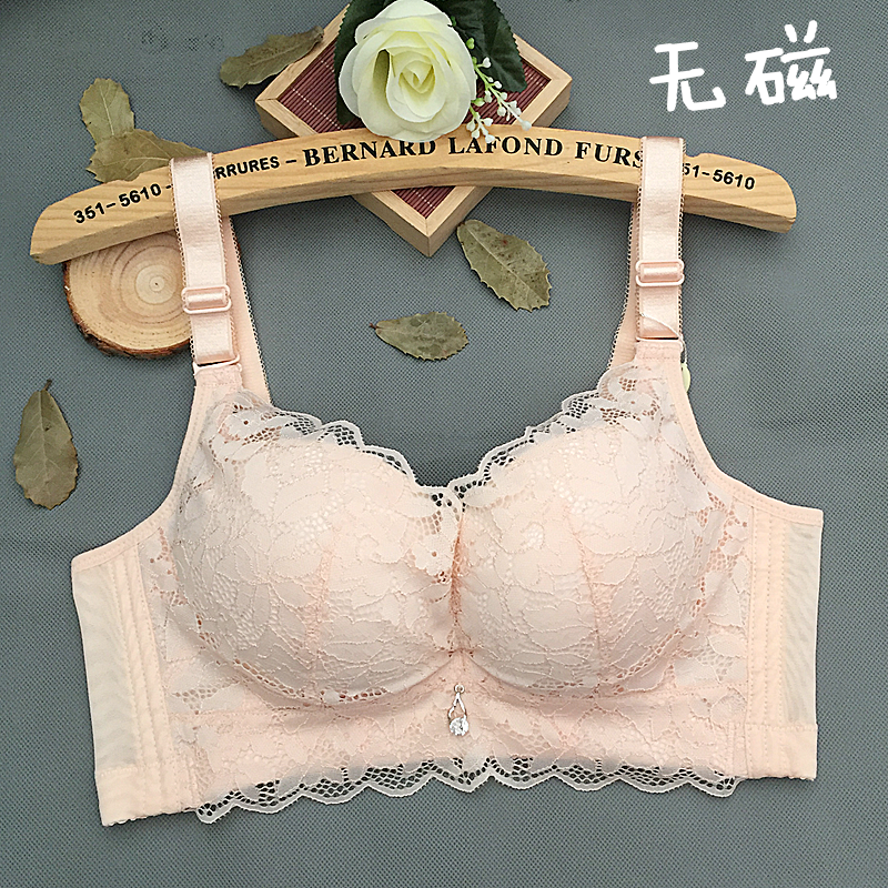 C cup thin section without magnetic iron-free underwear over-safety inspection door adjustment type styling and collecting auxiliary milk summer bra cover