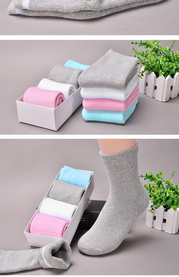 Vớ mùa đông tất nữ dày cotton ấm mùa thu và mùa đông đống vớ trong ống terry khăn vớ cotton cộng với ống cao nhung quan tat bong day