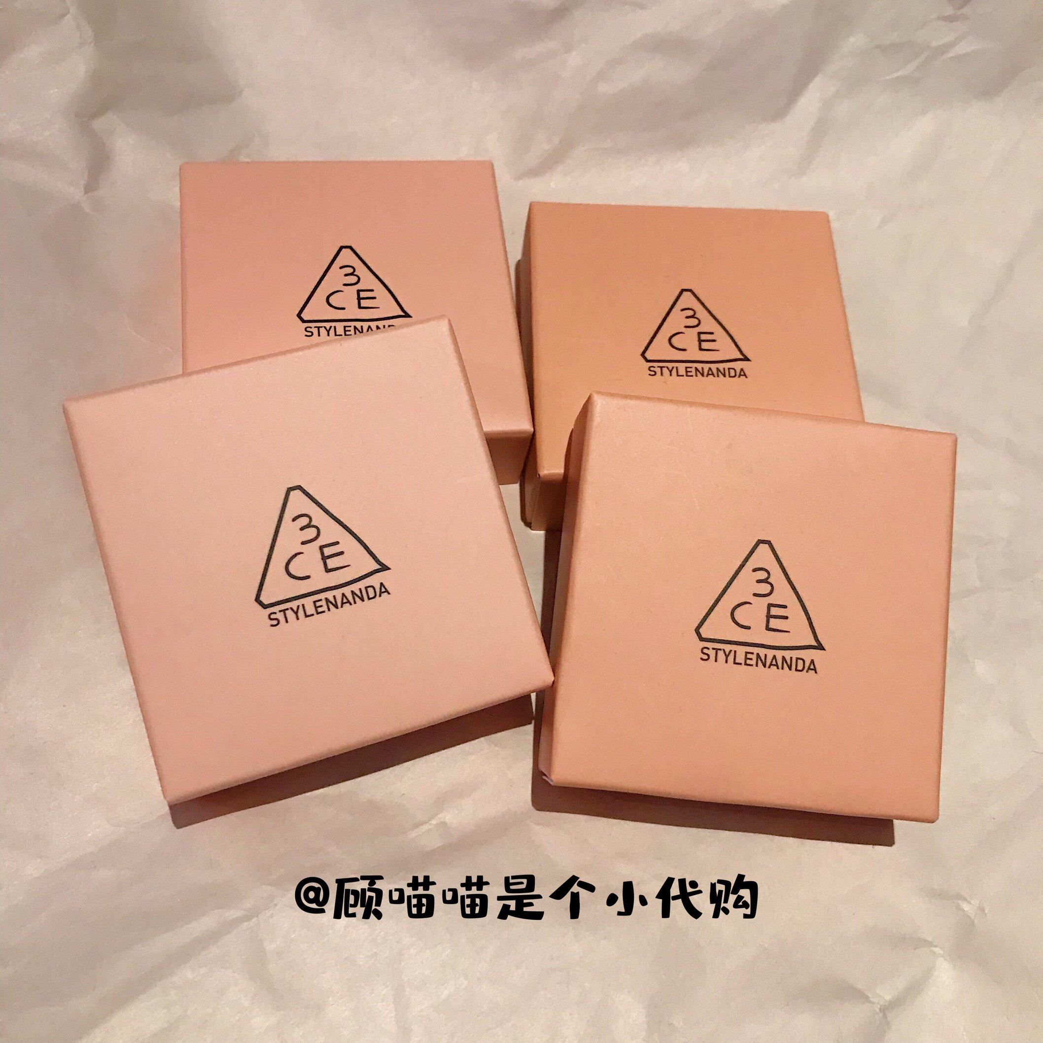 Now 3ce four-coloured eye shadow disc pearly matt gold drill powder drill almond disc almond fudge flatball