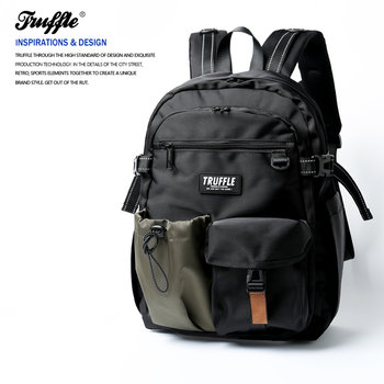 Truffle Backpack Large Capacity Travel Burden-Reducing Male Student School Bag Trendy Outdoor Female Computer Mountaineering Backpack