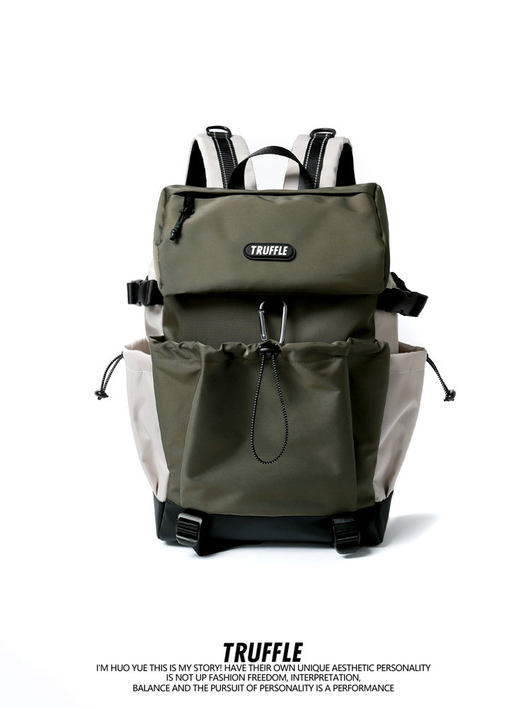 Truffle Trendy Large-Capacity Travel Backpack for Men, Junior High and High School Students, School Bag for Women, Hiking Computer Backpack