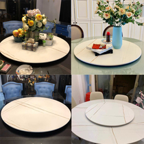  Dining table turntable rock plate Dining table turntable Modern simple household small apartment dining table rock plate turntable