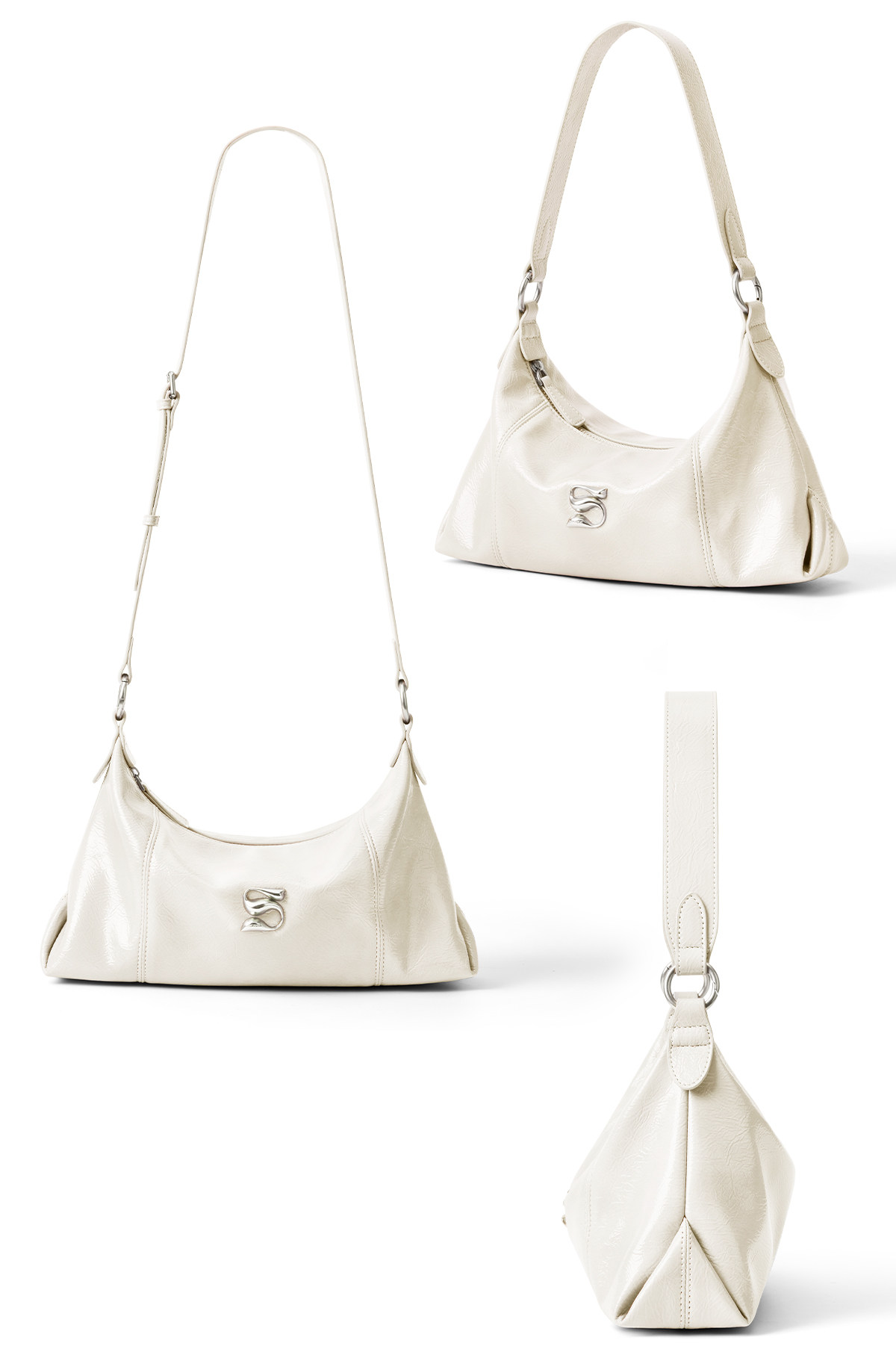 SmoSmos Faux Leather Siren Underarm Bag