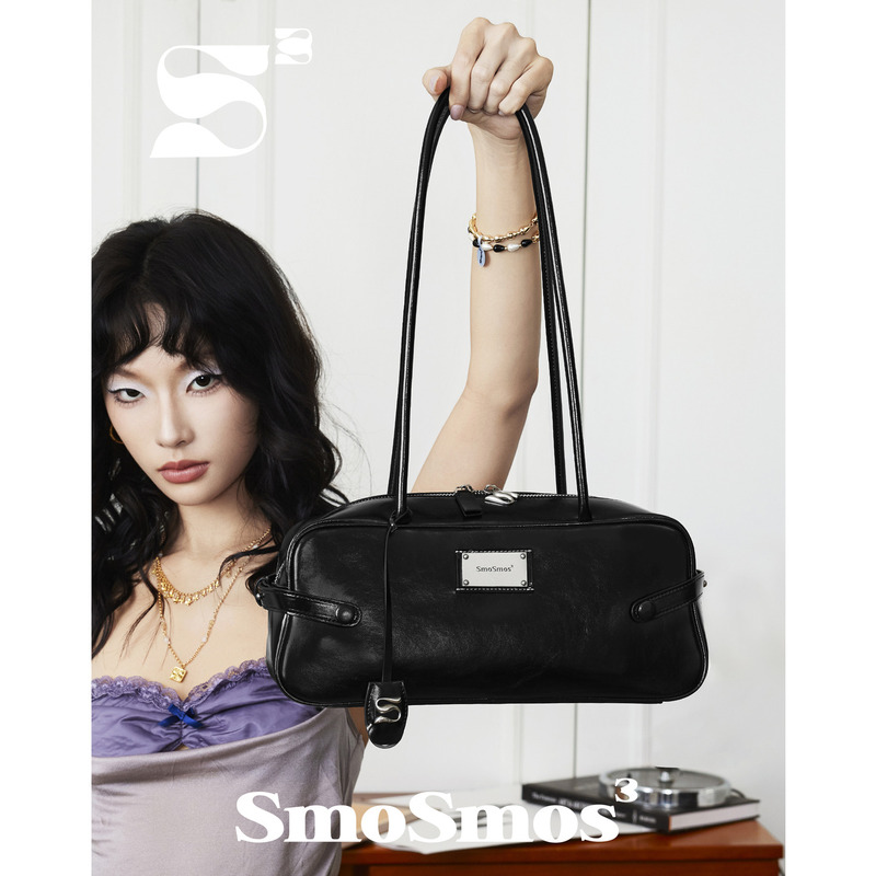 Smosmos【Millennium Boxing 2.0】26 Spring/Summer Original Workplace Handbag Boston Bowling Bag Cowhide Leather Smosmos【Millennium Boxing 2.0】26 Spring/Summer Original Workplace Handbag Boston Bowling Bag Cowhide Leather