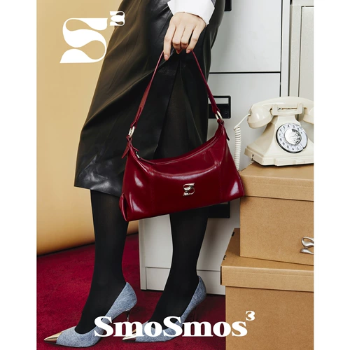 Smosmos 【Sirens Bag】 Оригинальные дизайнерские нишевые подмышки Универсальные кроссбудистские женские красные сумки 2025 Новый стиль