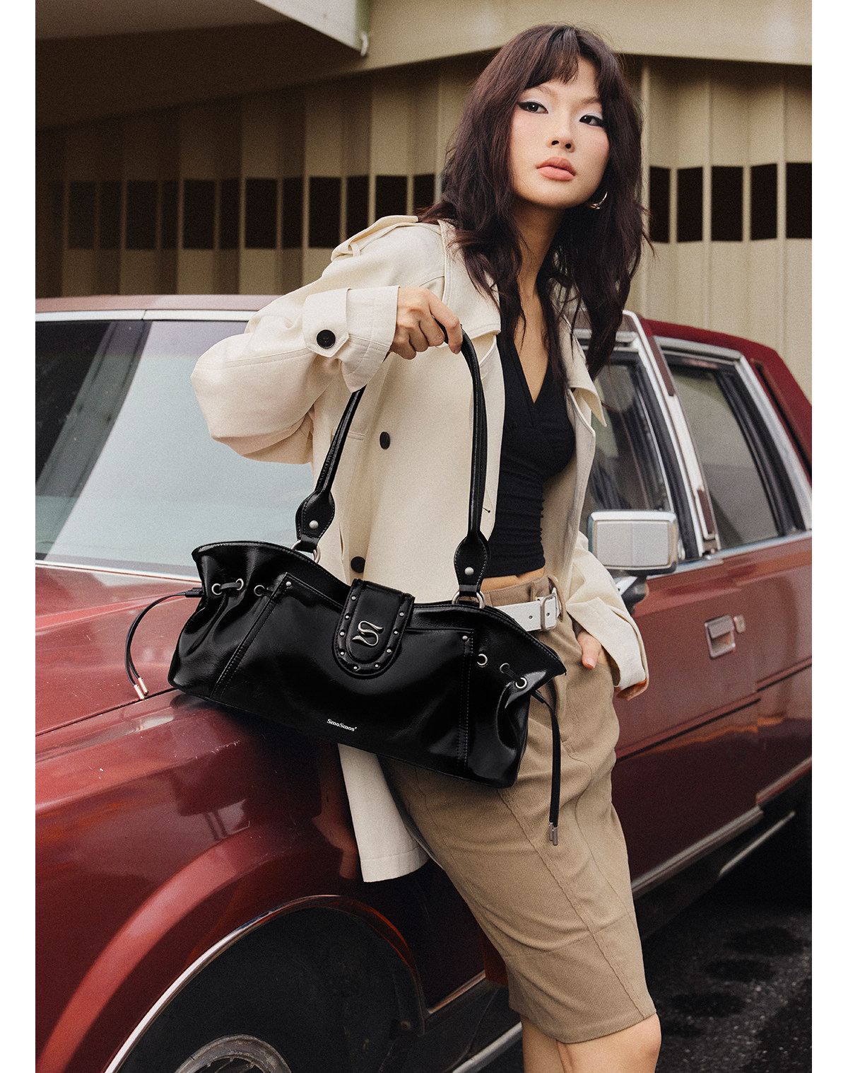 SmoSmos Y2K Moto Underarm Bag