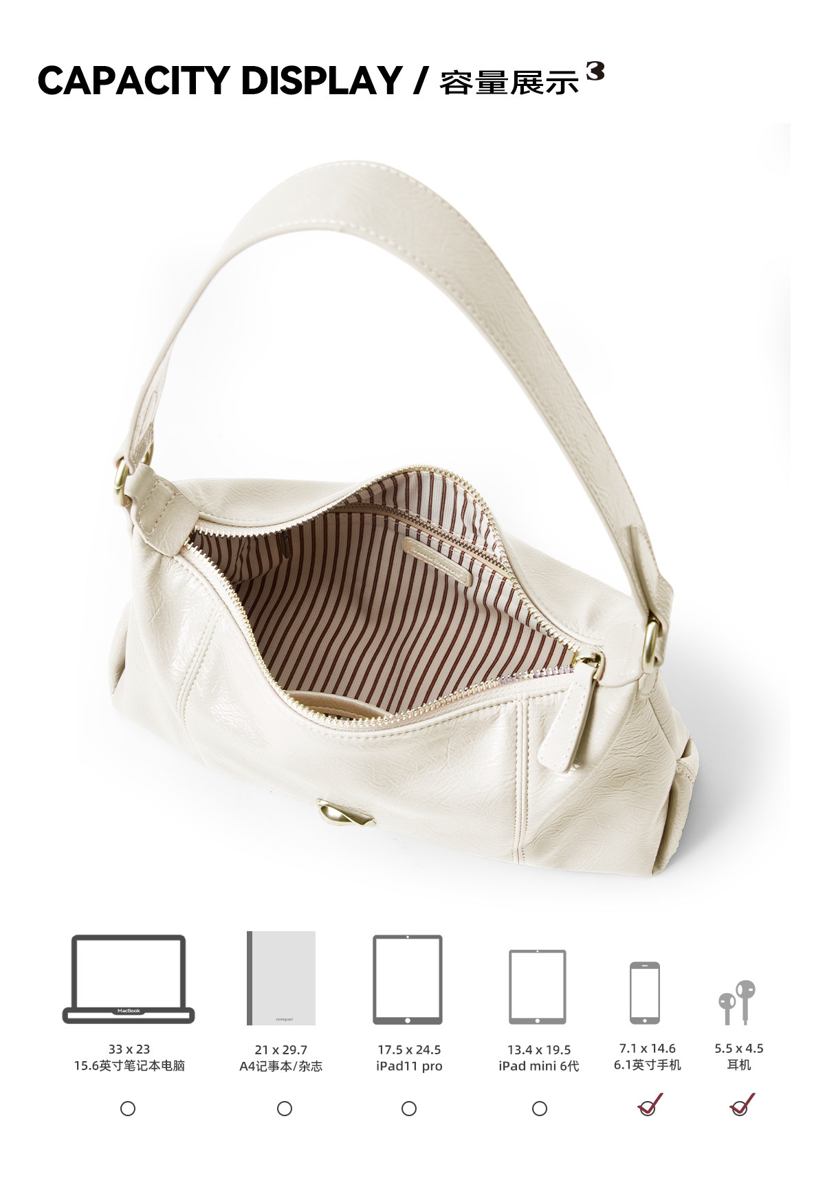 SmoSmos Faux Leather Siren Underarm Bag